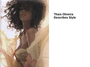 Thais Oliveira Describes Style