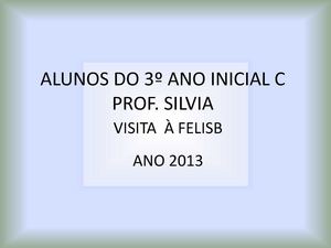 VISITA À FELISB