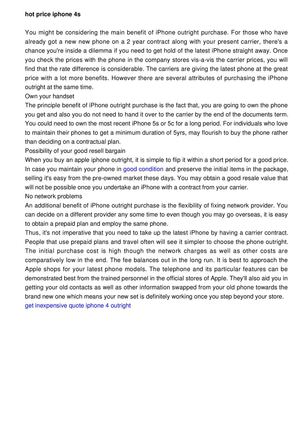  inexpensive price iPhone 4s  Benefits of getting an refurbished iPhone 3gs