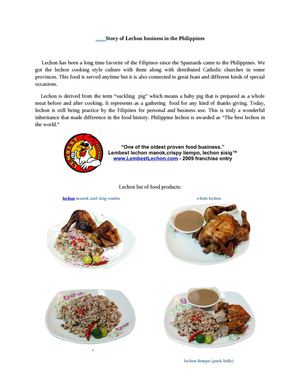 Lechon Business in Philippines