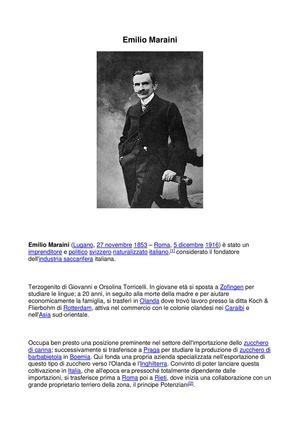 Biografia Emilio Maraini