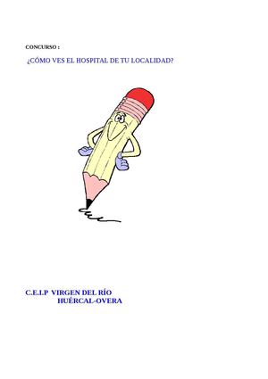 3º A y B concurso sobre el hospital