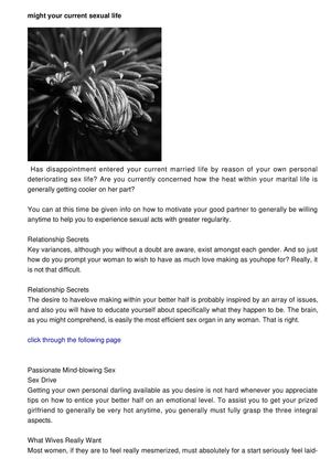 Can You Carve Out a Contented Sexual Life?  Signs Or Symptoms That You Could Be