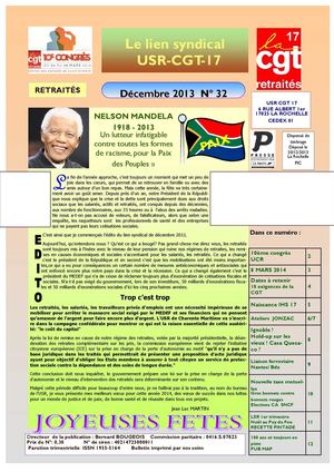 Le Lien (journal de l'USR CGT 17) n°32