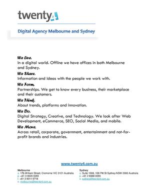 twenty4 Website Developers Melbourne