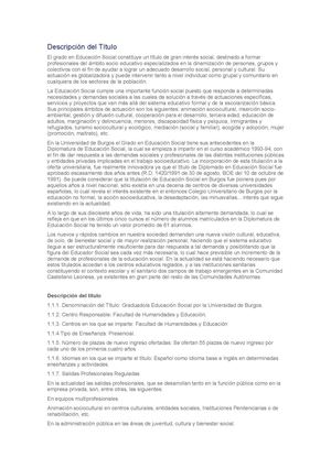 Titulo en Educacion Social en Burgos