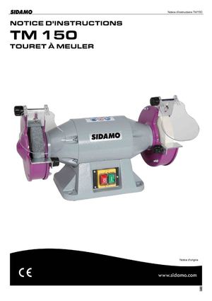 Notice instructions tourets SIDAMO TM150