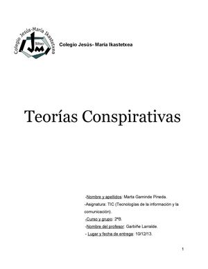 Teorías conspirativas