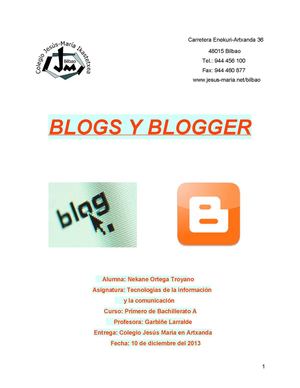 Blogs y Blogger