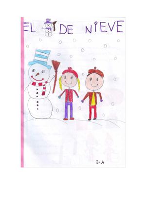El muñeco de nieve ( Grupo de 3º A)