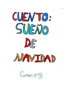 Sueño de Navidad ( Grupo de 5º B)