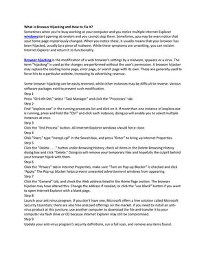 What is Browser Hijacking and How to Fix it?