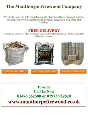 Get Firewood Logs, Briquettes & Coal At Manthorpe Firewood