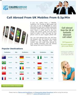 Calaméo - Cheapest International Call From UK Mobile