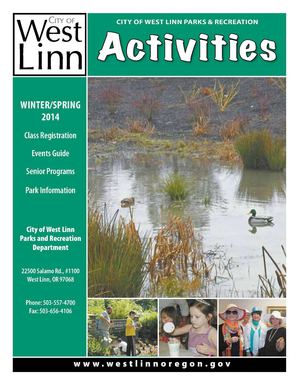West Linn Winter/Spring Activities Guide