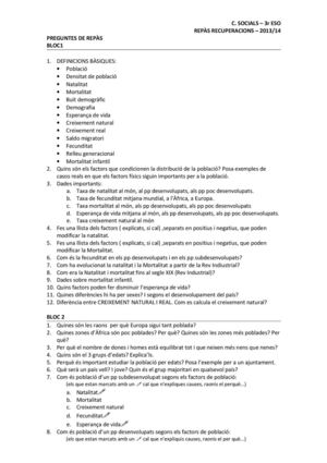 Rec- SOCIALS- 3r ESO- 1r trim