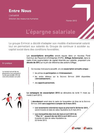 Entre Nous - Février 2013