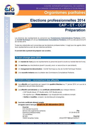 GAYRAUD DOMINIQUE ELECTIONS PROFESSIONNELLES Infos grande Couronne