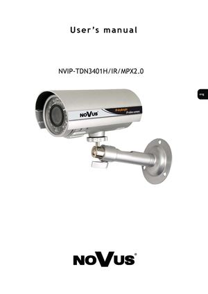 Инструкция IP камеры Novus NVIP-TDN3401H/IR/MPX2.0 англ.