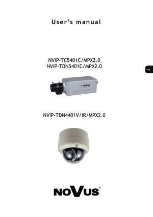Инструкция IP камеры NVIP-TC5401C/MPX2.0  NVIP-TDN5401C/MPX2.0  NVIP-TDN4401V/IR/MPX2.0 англ.