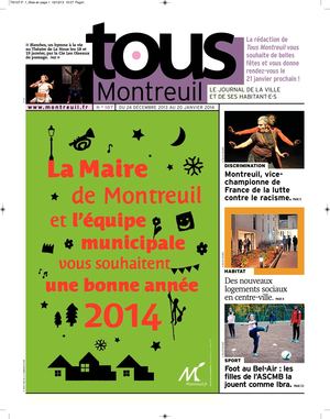 Tous Montreuil n°107 - du 24 décembre au 20 janvier (Dernière mise à jour : 24/12/2013)