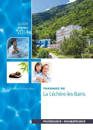 guide thermal LA LECHERE-les-bains 