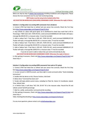 Fuel Monitoring Step by Step