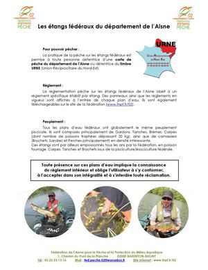 etang fédéraux de l'aisne
