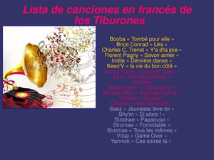 La música escogida por los Tiburones