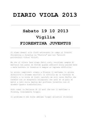 Diario Viola 2013