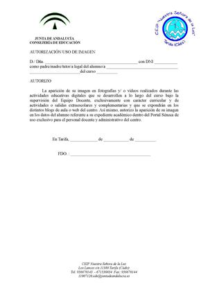 autorización derecho de imagen - copia