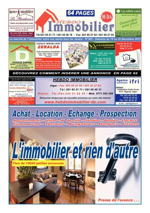 N°563 - Semaine du 19 au 25 Décembre 2013