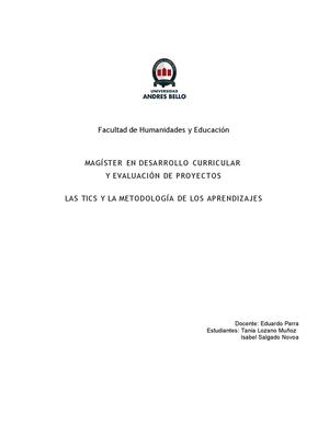 Integración curricular de las TICs Concepto e ideas