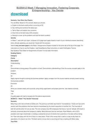 BUSN420 Business Law - All 7 Weeks Discussions