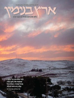 ארץ בנימין טבת תשע"ד דצמבר 2013