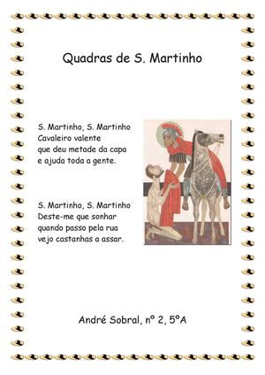 Quadras de S.Martinho (André)