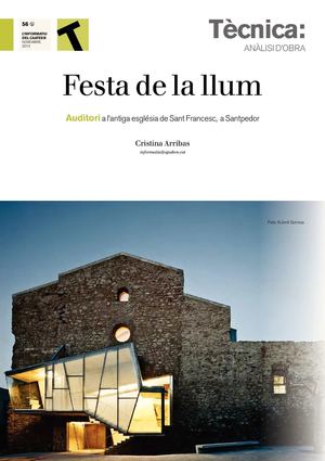 Reportaje sobre el auditorio del convento de Sant Francesc de Santpedor