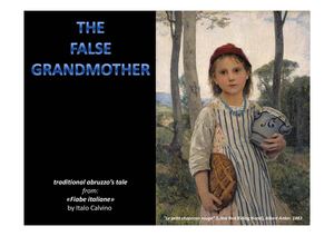 THE FALSE GRANDMOTHER