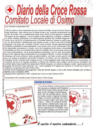 Diario delle Croce Rossa Italiana - Comitato Locale di Osimo