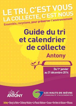 Guide du tri 2014 à Antony