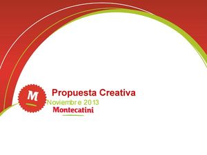 Presentación de Jornada Creativa - Montecatini