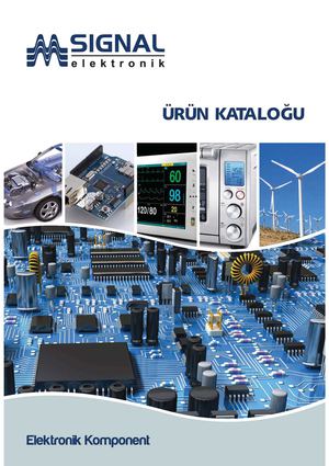 Signal Elektronik Ürün Katalogu (Signal Electronic Product Catalog)