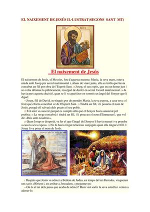 el nacimiento de jesus ilustrado