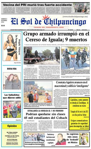 El Sol de Chilpancingo 04 Enero 2014