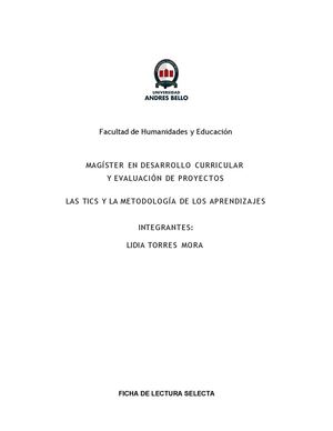 Lectura selecta Lidia Torres N° 1