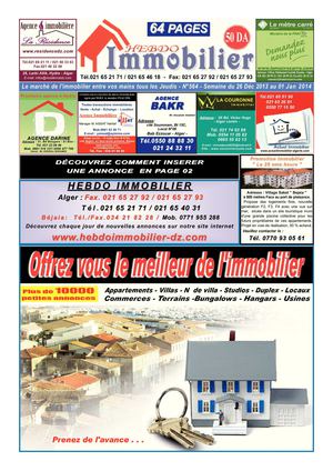 N°564 - Semaine 	du 	26 	Déc 	2013 au 01 J a n 2 0 1 4	