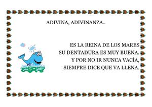 _adivinanzas animales marinos_