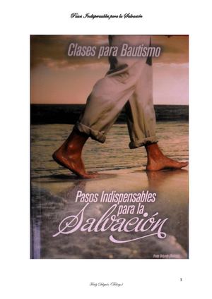 Pasos Indispensables para la Salvación