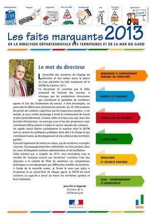 Les Faits Marquants 2013