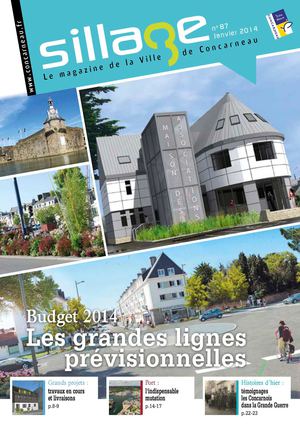 Magazine Sillage n° 87- 01/2014 - Ville de Concarneau